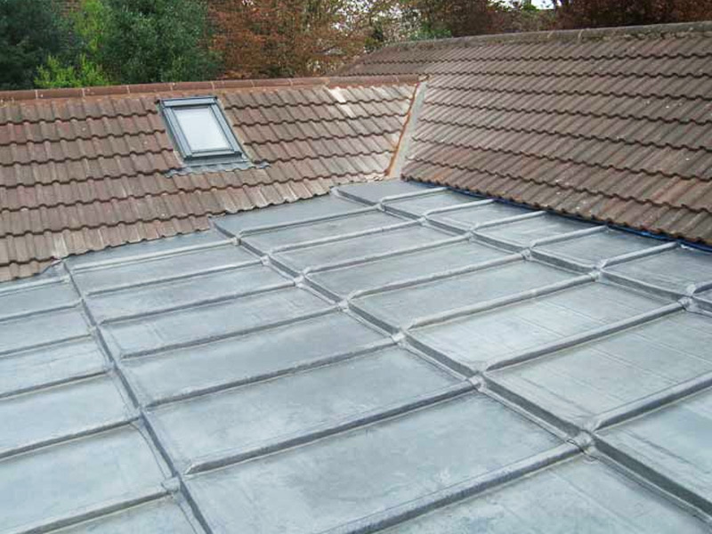 Chimney lead tray renewal